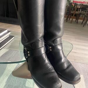 Vintage Frye Leather Harness Boots